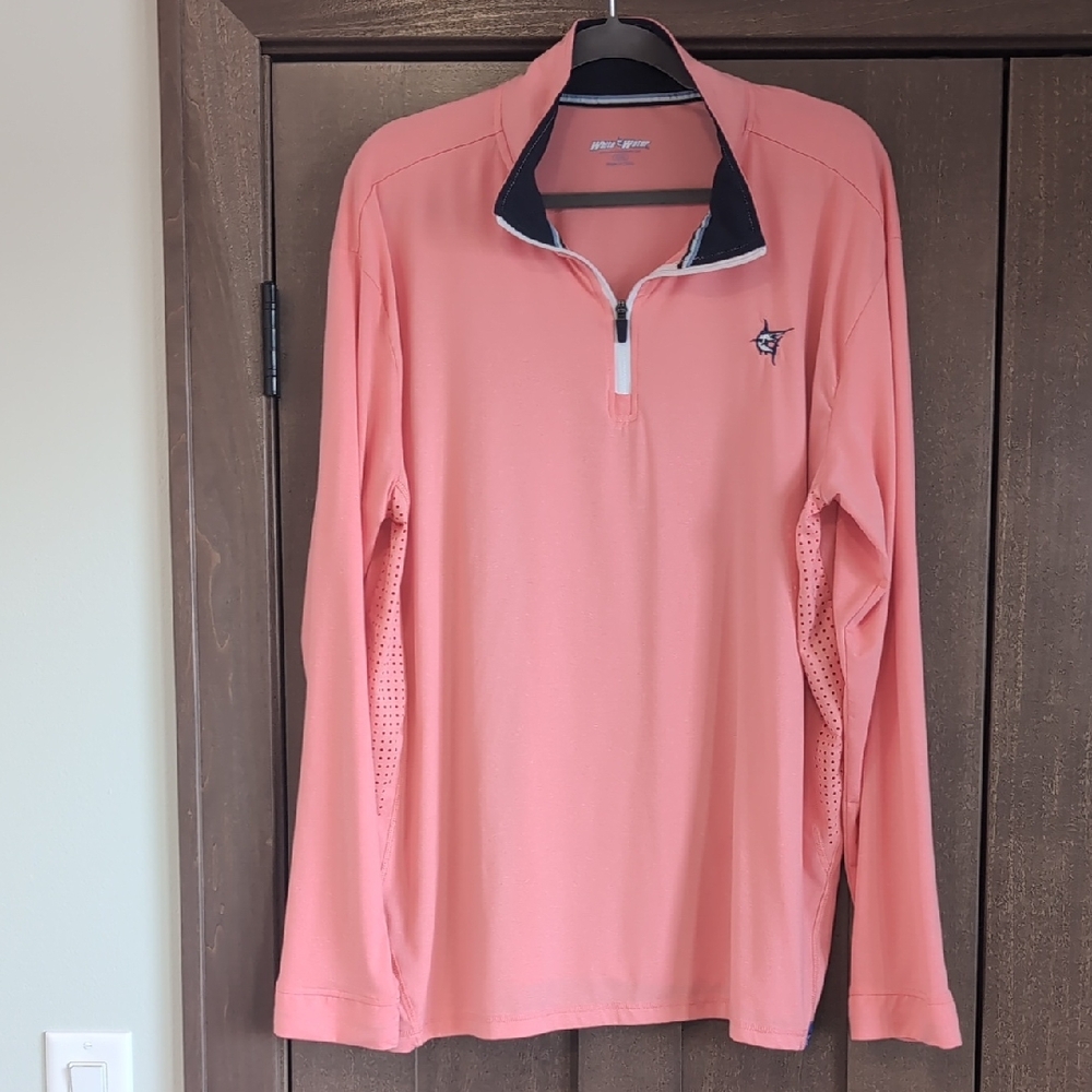 Coral Half-Zip Sweater by Antigua